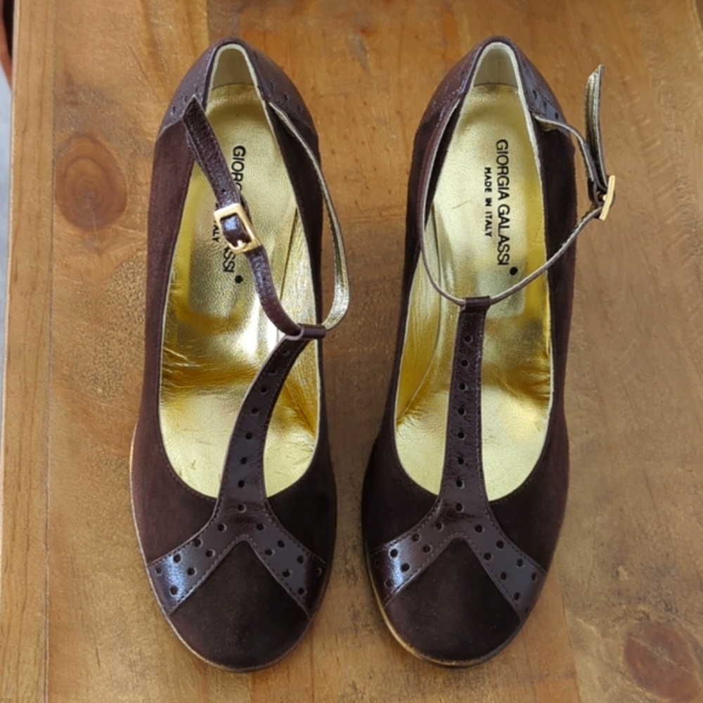 🆕🌿GIORGIO GALASSI ITALIAN SUEDE PUMPS🌿 - Picture 11 of 16
